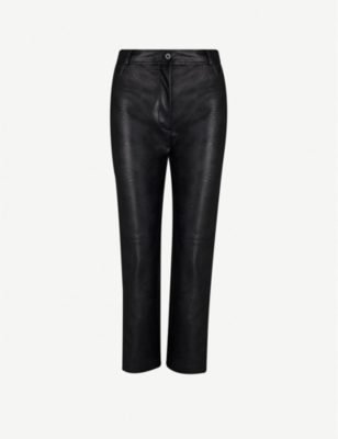 stella mccartney faux leather pants