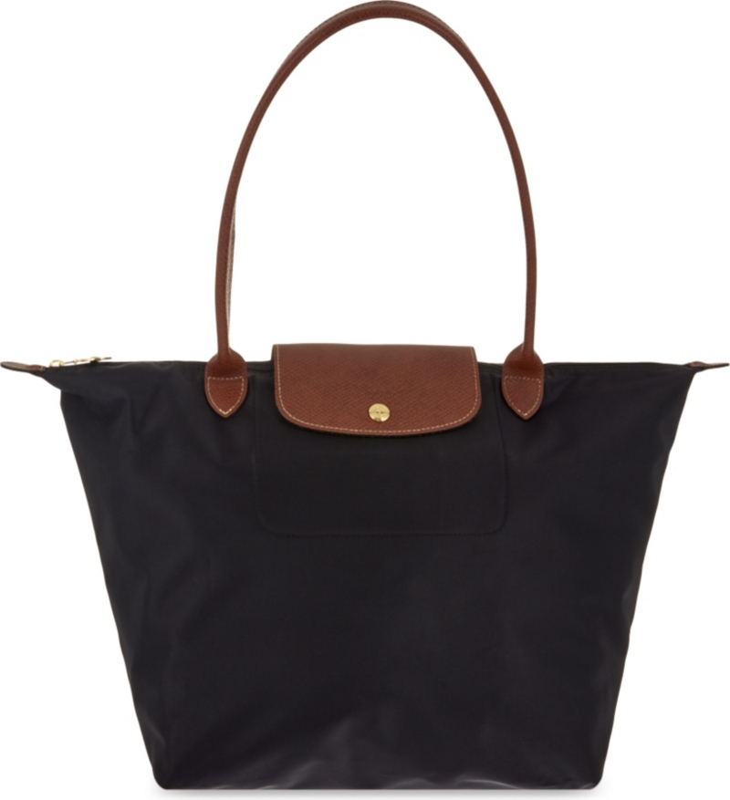 Le Pliage large shopper in black   LONGCHAMP   Le Pliage   LONGCHAMP 