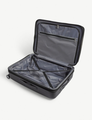 Shop American Tourister Bass Black Soundbox Expandable Four-wheel Suitcase 67cm