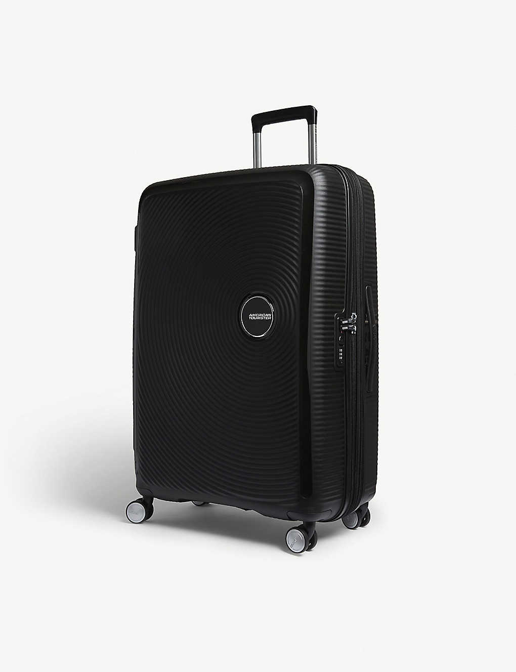 American Tourister Soundbox Expandable Four-wheel Suitcase 77cm In Bass Black