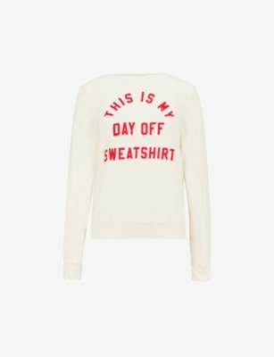 wildfox this is my day off sweatshirt