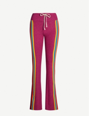 WILDFOX Retro Track Tennis Club cotton-blend jogging bottoms