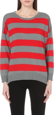 PIP/JAMES   Striped merino wool jumper