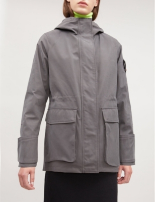 49 WINTERS MID PARKA HOODED COTTON-BLEND JACKET