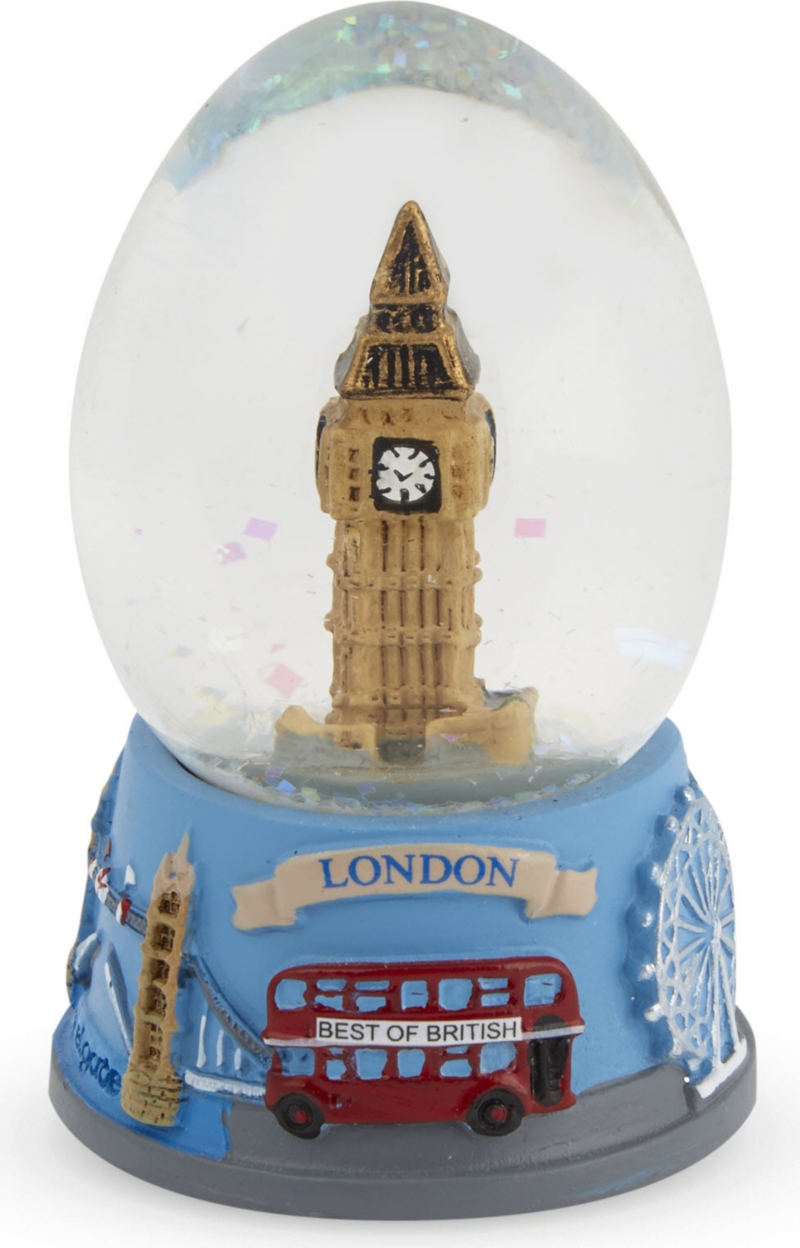 ELGATE   Big Ben collage base snow globe 4.5cm