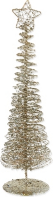 GISELA GRAHAM - Glitter wire coil Christmas tree 50cm | Selfridges.com