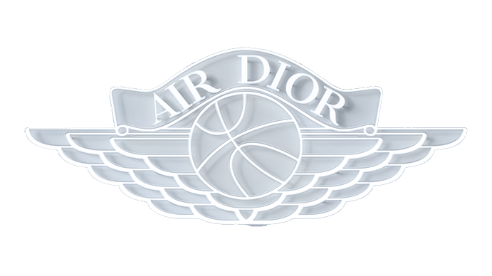 Air Jordan X Dior Logo