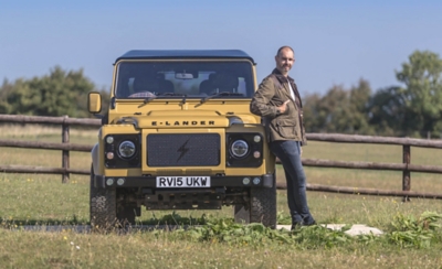 The Barbour X Land Rover electric 
