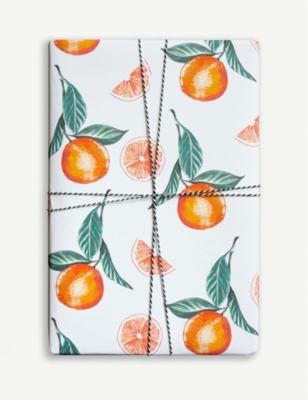 Satsuma Christmas Parade 2022 Parade - Oranges Wrapping Paper 50Cm X 70Cm | Selfridges.com