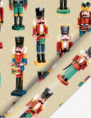 DEVA DESIGNS Nutcracker Christmas wrapping paper 3m