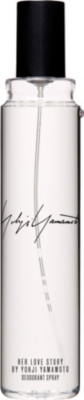 YOHJI YAMAMOTO   Her Love Story deodorant spray 150ml