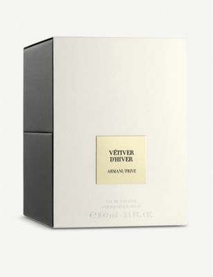 Giorgio Armani Womens Privé Vétiver D'hiver Eau De Toilette 100ml