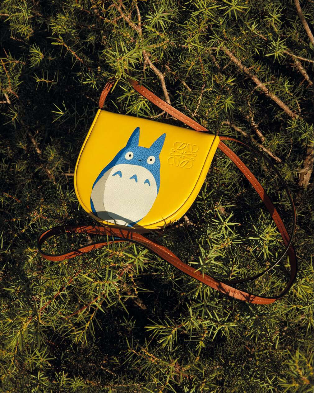 LOEWE Ghibli Totoro Basket Dust Bunnies Bag Small Hayao Miyazaki New