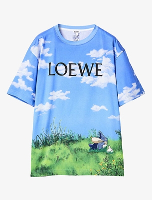 Loewe X My Neighbour Totoro Gate Pocket Graphic-print Leather