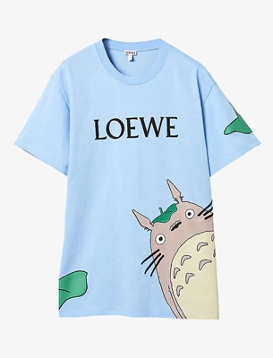 Loewe Totoro Dust Bunnies Gate Pocket Leather Cross-body Bag in