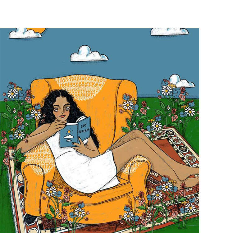 Enter the world of daydreaming feminist illustrator Nourie Flayhan