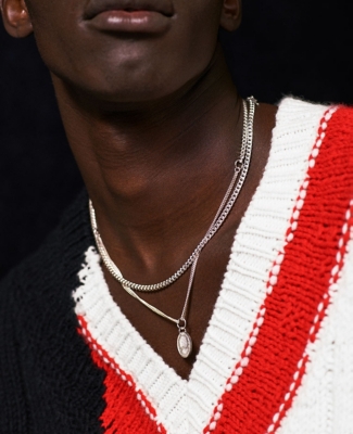 OFF-WHITE C/O VIRGIL ABLOH - Gold-tone safety key necklace