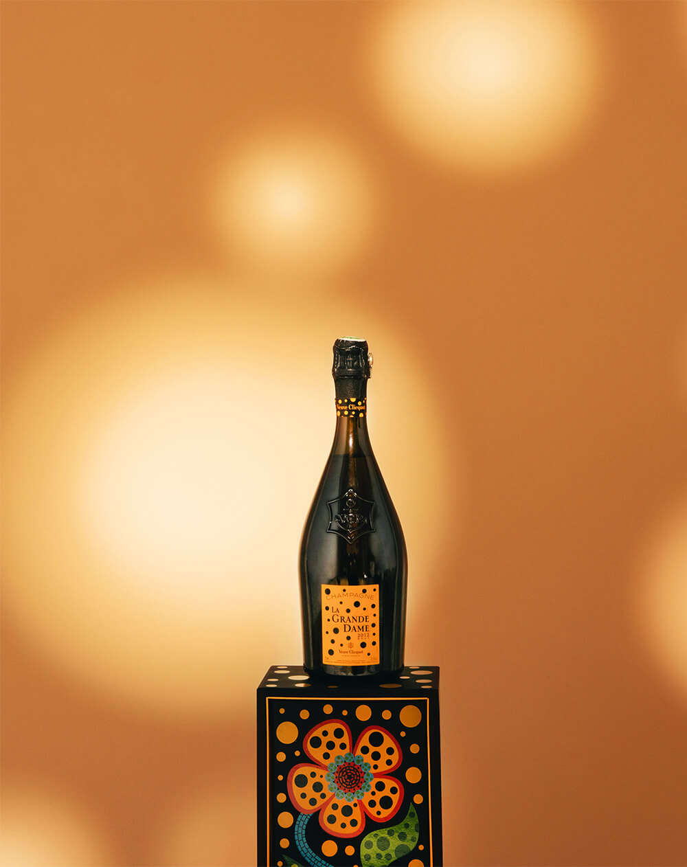 Yayoi Kusama's newest collaboration is with a vintage bottle of Veuve  Clicquot