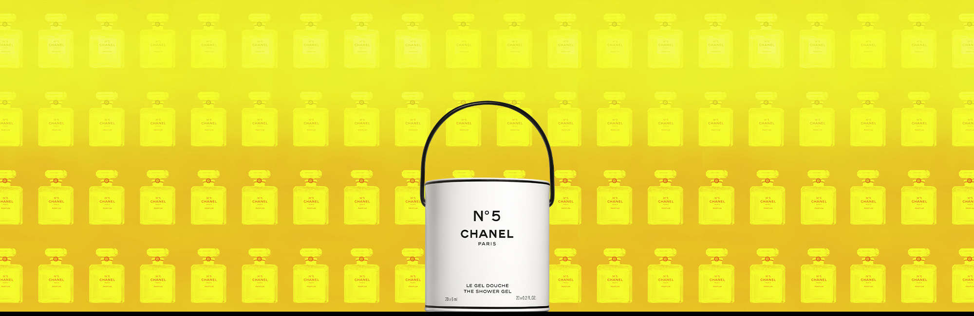 chanel no 5 shower curtain