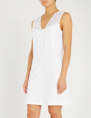 sleeveless jersey nightdress