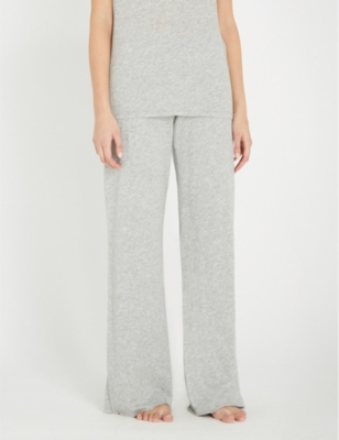 SKIN - Wide-leg pima-cotton jersey pyjama bottoms