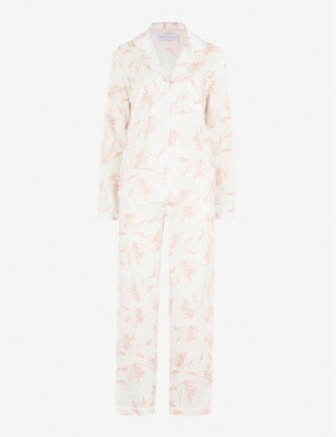 DESMOND AND DEMPSEY: Deia cotton-voile pyjama set