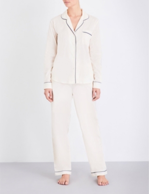 DESMOND AND DEMPSEY - Classic cotton-voile pyjama set | Selfridges.com