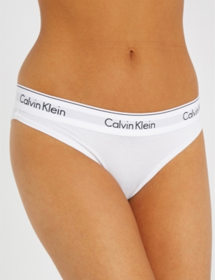 CALVIN KLEIN - Modern stretch-cotton bralette