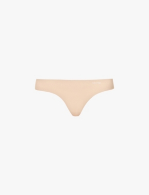 CALVIN KLEIN - Invisibles jersey thong