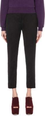 DRIES VAN NOTEN   Paola straight satin trousers