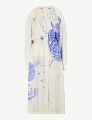 dries van noten silk dress