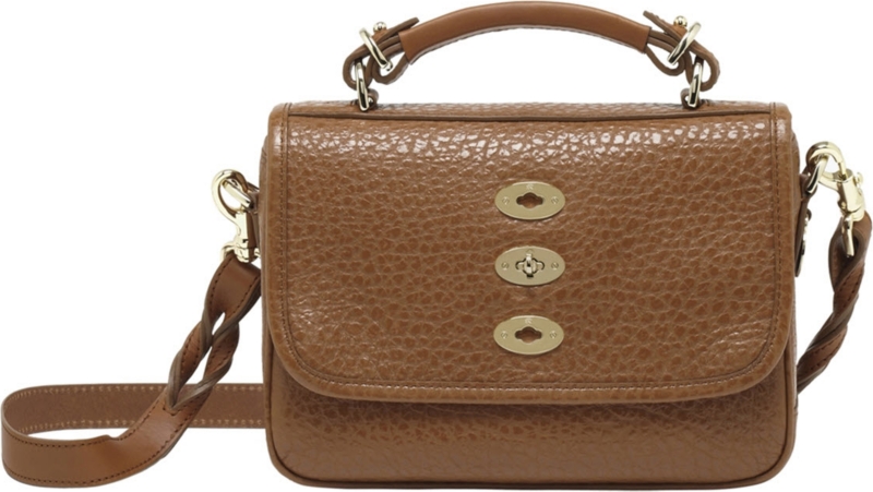 MULBERRY Bryn small shiny grain satchel