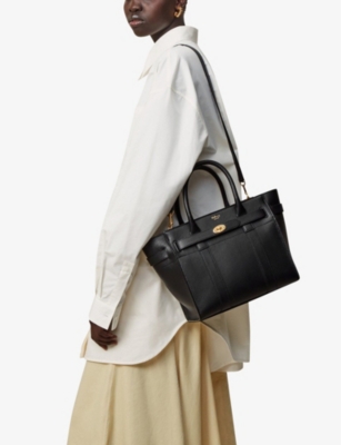 MULBERRY: Bayswater small grained-leather tote bag