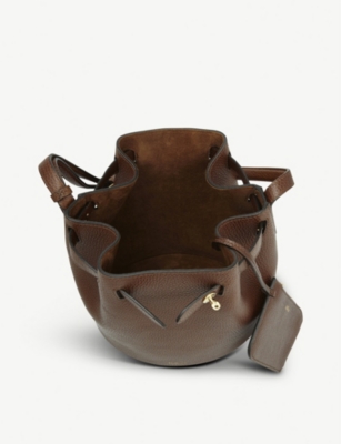 MULBERRY 僧院 皮革 桶 袋