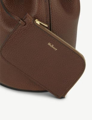 MULBERRY 僧院 皮革 桶 袋