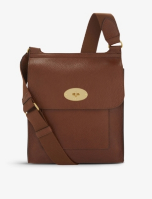 Mulberry Classic Large Antony Messenger in Oak Natural Vegetable Tanned  Leather - SOLD