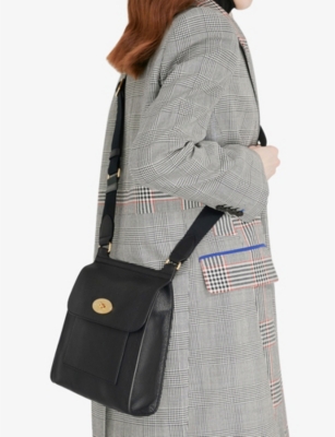 Antony Grained Leather Cross-Body Bag