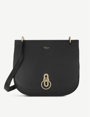 mulberry leather shoulder bag