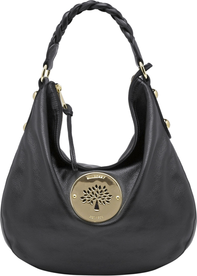 Daria spongy leather medium hobo   MULBERRY   Cross body bags 