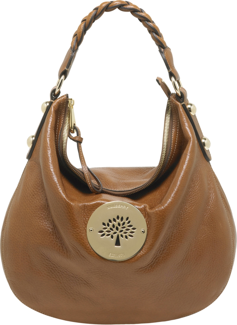 Daria spongy leather medium hobo   MULBERRY   Daria   MULBERRY 