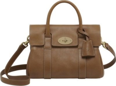 MULBERRY - Small Bayswater leather satchel | Selfridges.com