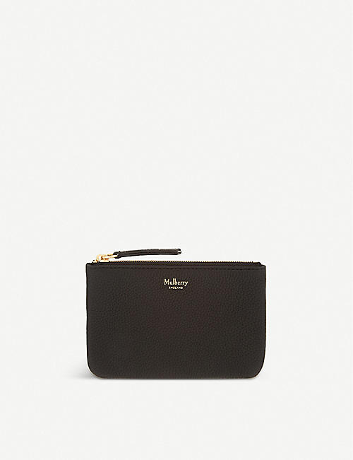 MULBERRY: Grained small grainedleather coin pouch