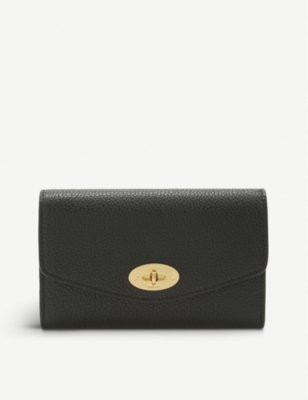 MULBERRY: Darley medium grained leather wallet