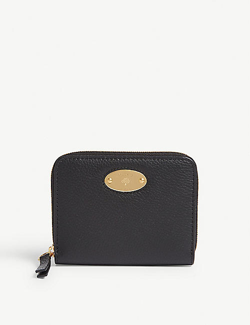 MULBERRY: Leather plaque wallet