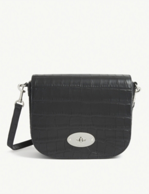 mulberry black satchel bag