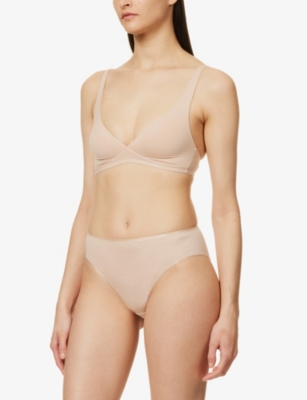 Hanro Cotton Sensation Soft Cup Bra In 0274 Beige