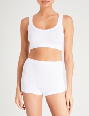 HANRO Womens Touch Feeling Crop Top in white – HANRO AUSTRALIA