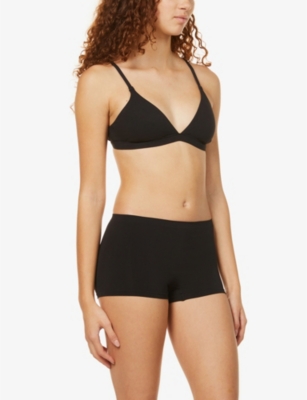 Hanro Low-rise Stretch-jersey Shorts In Black