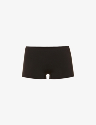 Hanro Low-rise Stretch-jersey Shorts In Black