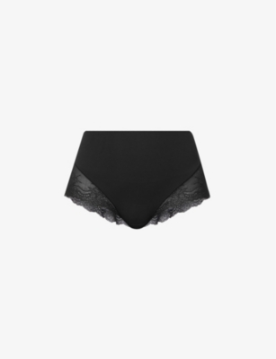SPANX - Undie-tectable floral-lace woven briefs